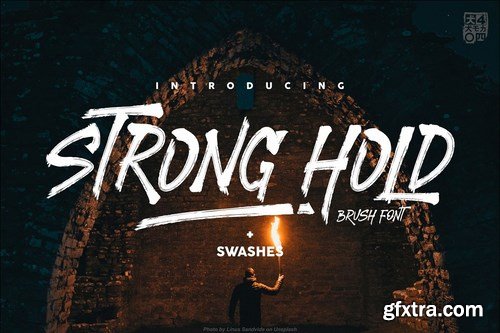 CM - STRONGHOLD Brush font 4456701