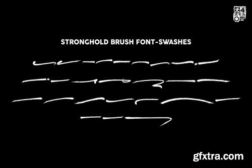 CM - STRONGHOLD Brush font 4456701