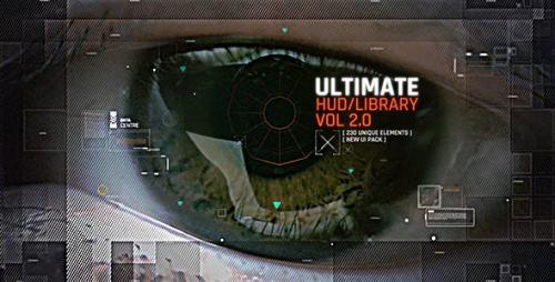 Videohive - HUD Ultimate Library Pack 3 / Ui Future Space Package / Cyber Space Screens