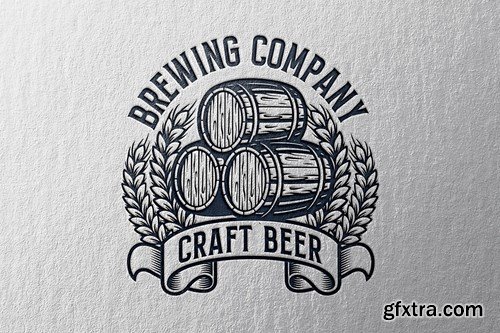 Brewing Vintage Logo Template