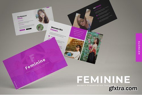 Feminime - Powerpoint Google Slides and Keynote Templates