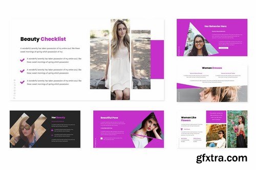 Feminime - Powerpoint Google Slides and Keynote Templates