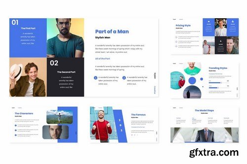 Masculine - Powerpoint Google Slides and Keynote Templates