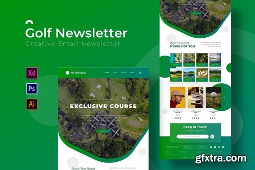 Golf Newsletter Template