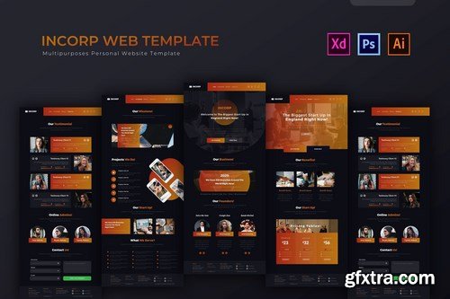 Incorp PSD Web Template