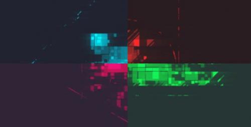 Videohive - Pixelated Logo Reveal