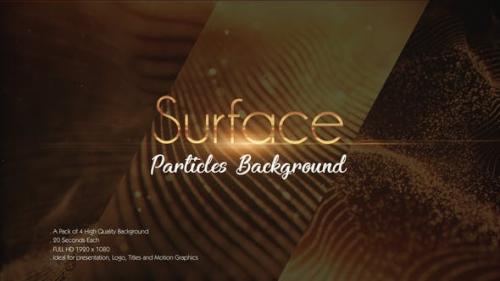 Videohive - Surface Particles Backgrounds Pack