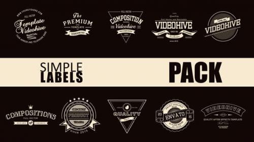 Videohive - Simple Label Pack