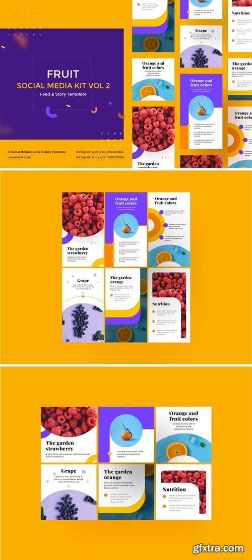 Fruit Social Media Kit vol 2