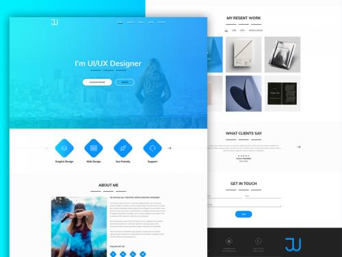 Jui Personal Portfolio HTML Template - jui-personal-portfolio-html-template