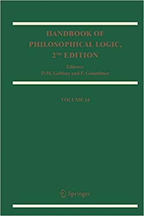 Handbook of Philosophical Logic: Volume 14 - 1402063237