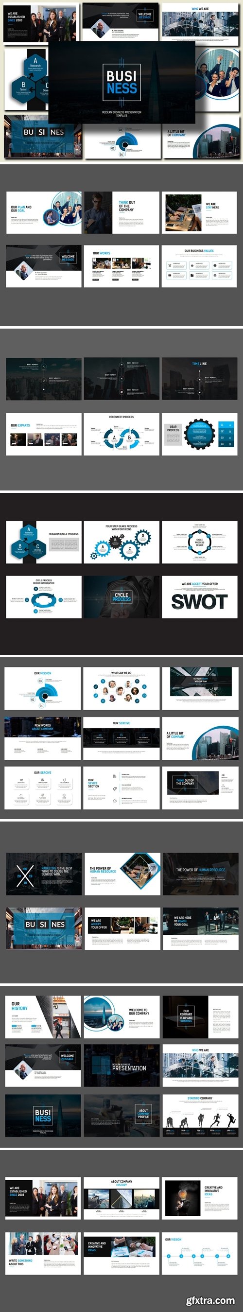Business Presentation 100+ Powerpoint, Keynote and Google Slides Templates