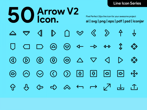 Kawaicon - 50 Arrow Line Icon - kawaicon-50-arrow-line-icon