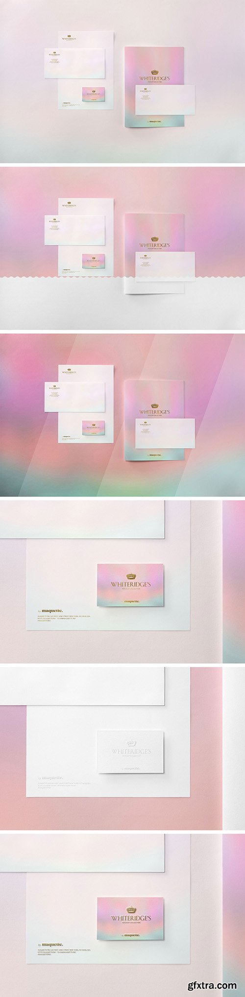 Luxury Gold-Embossed Corporate Stationery Mockup 7 130430184