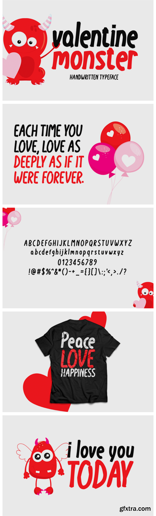 Valentine Monster Font