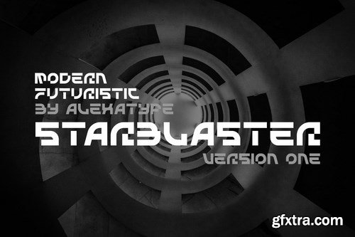 STARBLASTER - Modern Futuristic Font