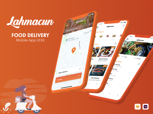 Lahmacun - Food Delivery Mobile App UI Kit - lahmacun-food-delivery-mobile-app-ui-kit