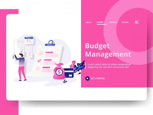 Landing Page Budget Management - landing-page-budget-management