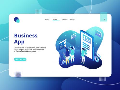 Landing Page Business App - landing-page-business-app