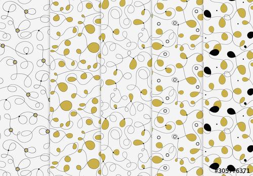 Doodle Pattern Set - 305776371 - 305776371