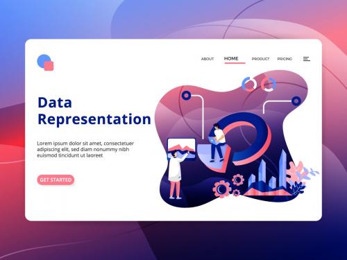 Landing page Data Representation - landing-page-data-representation