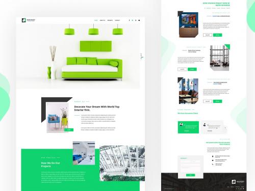 Landing Page Design For "Reeth Creative Interior" - landing-page-design-for-reeth-creative-interior