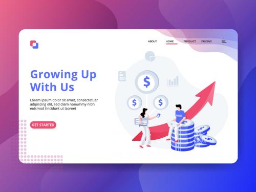 Landing Page Growing Up With Us - landing-page-growing-up-with-us