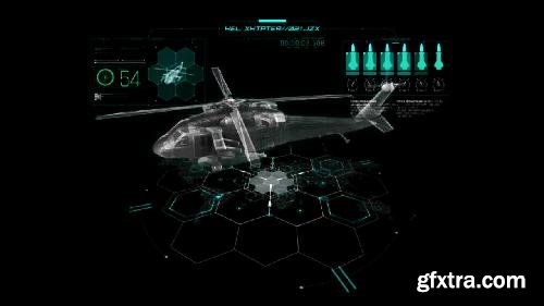 MotionArray HUD UI Military Helicopter 354222