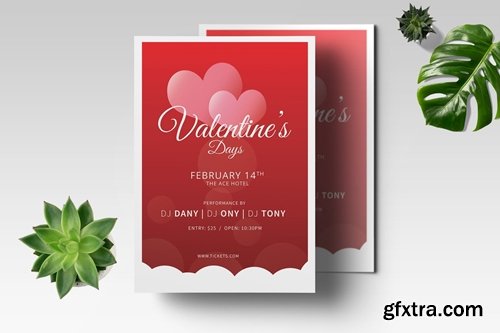 Valentine Flyer Template 03