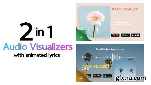 MotionArray Minimal Audio Visualizer With Lyrics 353471