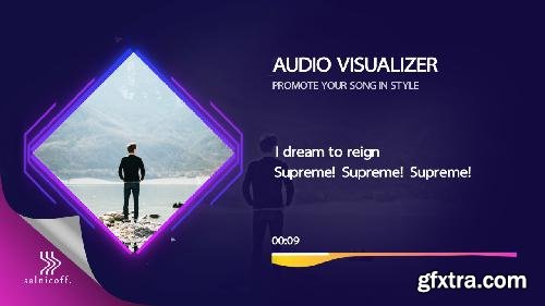 MotionArray Audio Visualizer With Lyrics 299834