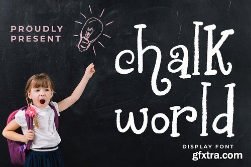 CM - Chalk World Display Font 4465754