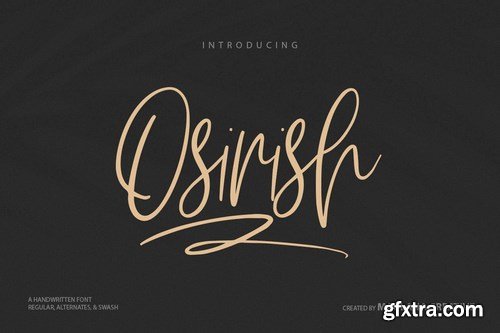 Osirish Handwritten Font