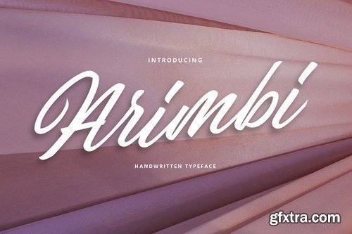 Arimbi Handwritten Typeface Font