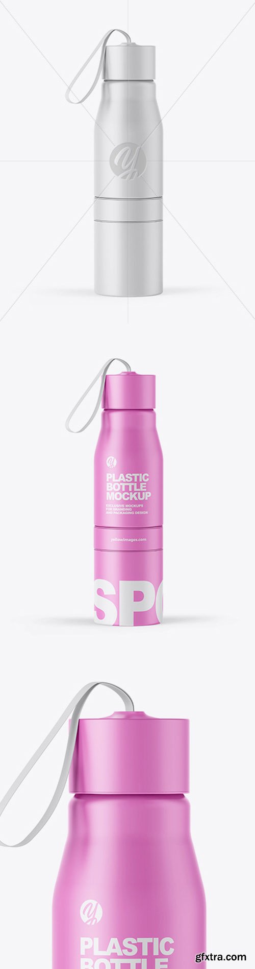 Matte Water Bottle Mockup 52340