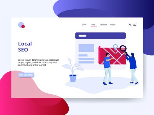 Landing Page Local SEO concept - landing-page-local-seo-concept