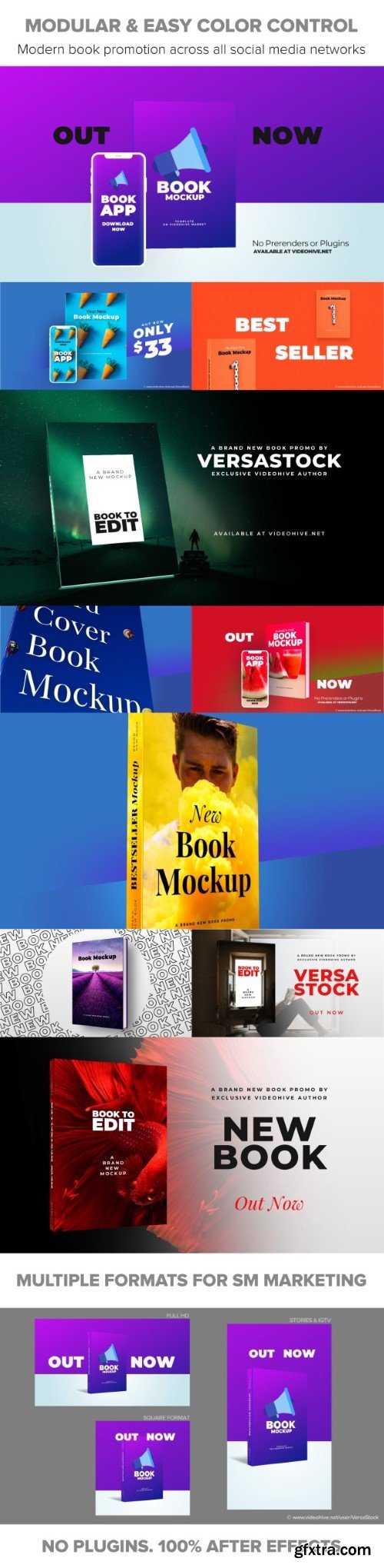 Videohive Book Social Media Promo Kit 23519050