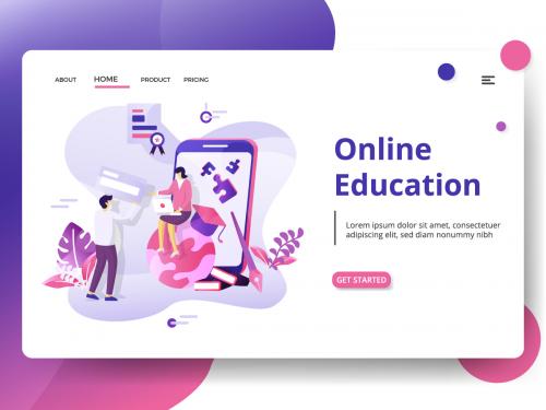 Landing Page Online Education - landing-page-online-education
