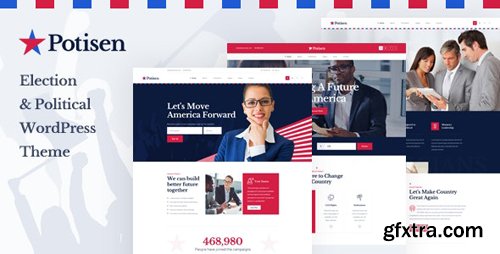 ThemeForest - Potisen v1.0 - Election & Political WordPress Theme - 25174878