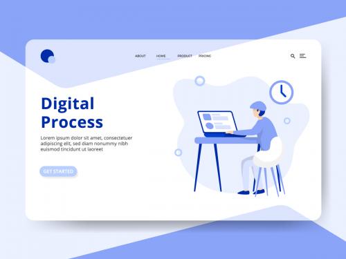 Landing Page's Web Digital Process - landing-page-s-web-digital-process