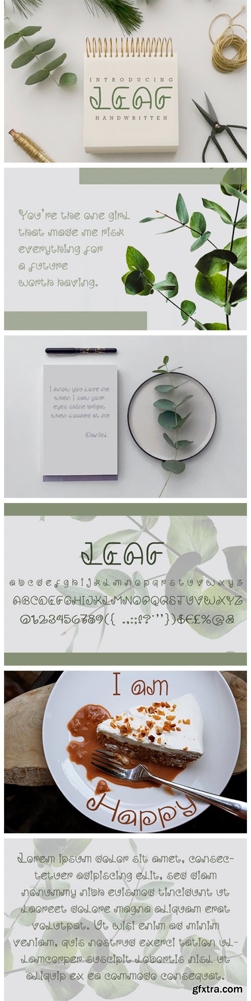 Leaf Font