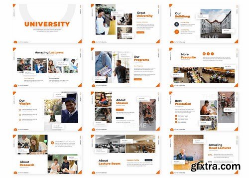 Universiy - Powerpoint Google Slides and Keynote Templates