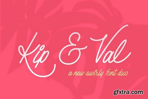 CM - Kip & Val Script Font Duo 4469381