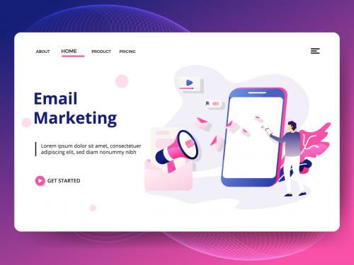 Landing page template of Email Marketing - landing-page-template-of-email-marketing