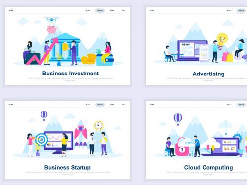 Landing Page Templates Flat Concept - landing-page-templates-flat-concept-6b22a6be-1f5c-4c80-a802-42513d04818f