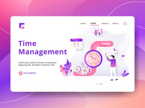 Landing Page Time Management - landing-page-time-management