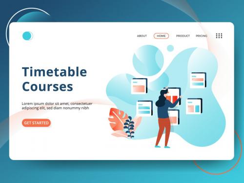 Landing Page Timetable Courses - landing-page-timetable-courses