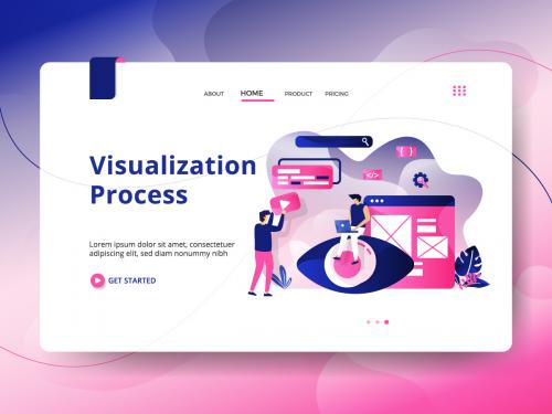 Landing page Visualization Process - landing-page-visualization-process