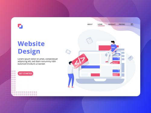 Landing Page Website Design concept - landing-page-website-design-concept