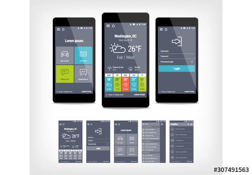 Mobile User Interface Layout - 307491563 - 307491563